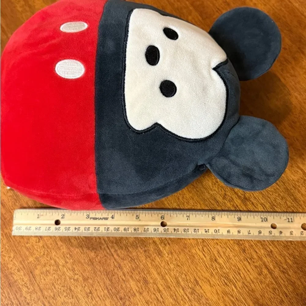NWOT Squishmallow Mickey Mouse 10” Red Black Tan